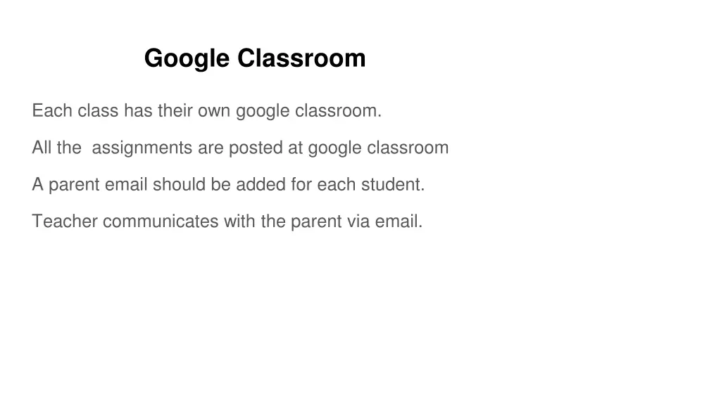 google classroom