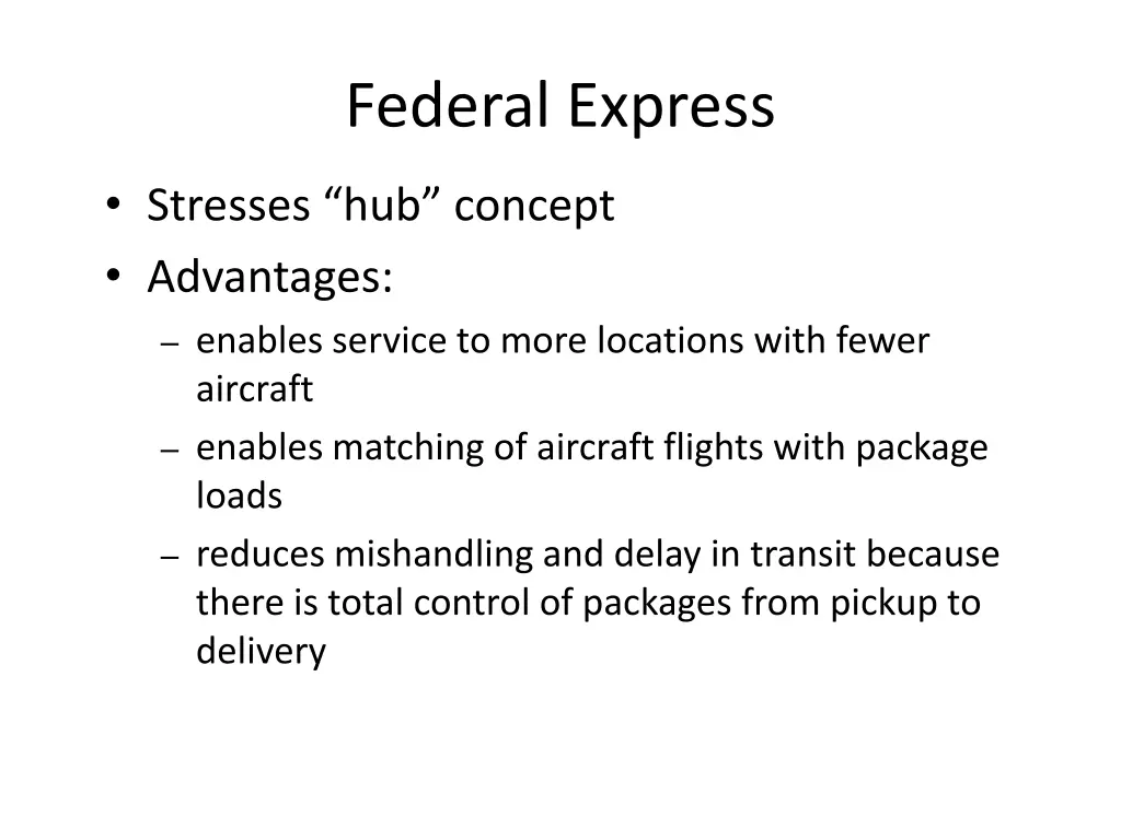 federal express