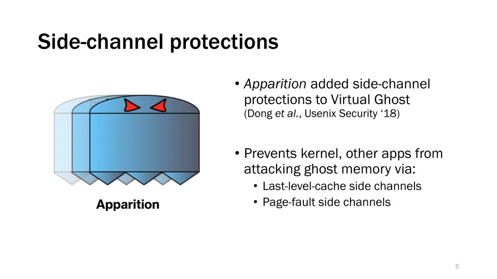 side channel protections