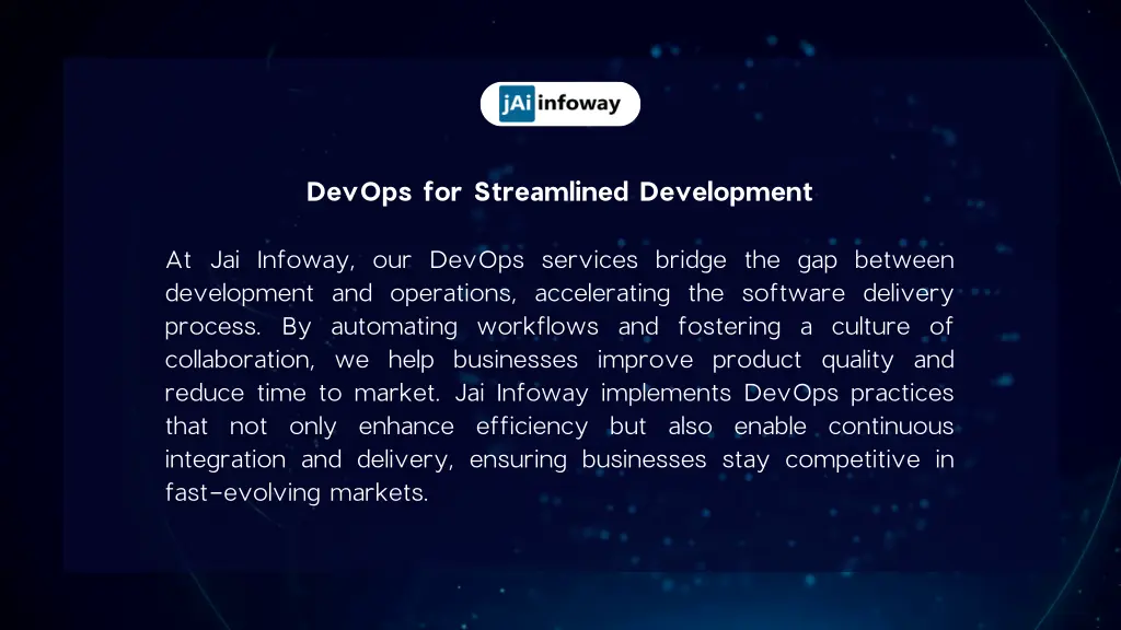 devops for streamlined development