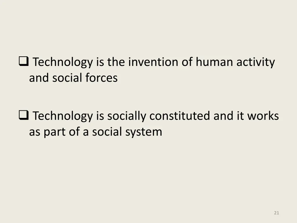 technology is the invention of human activity