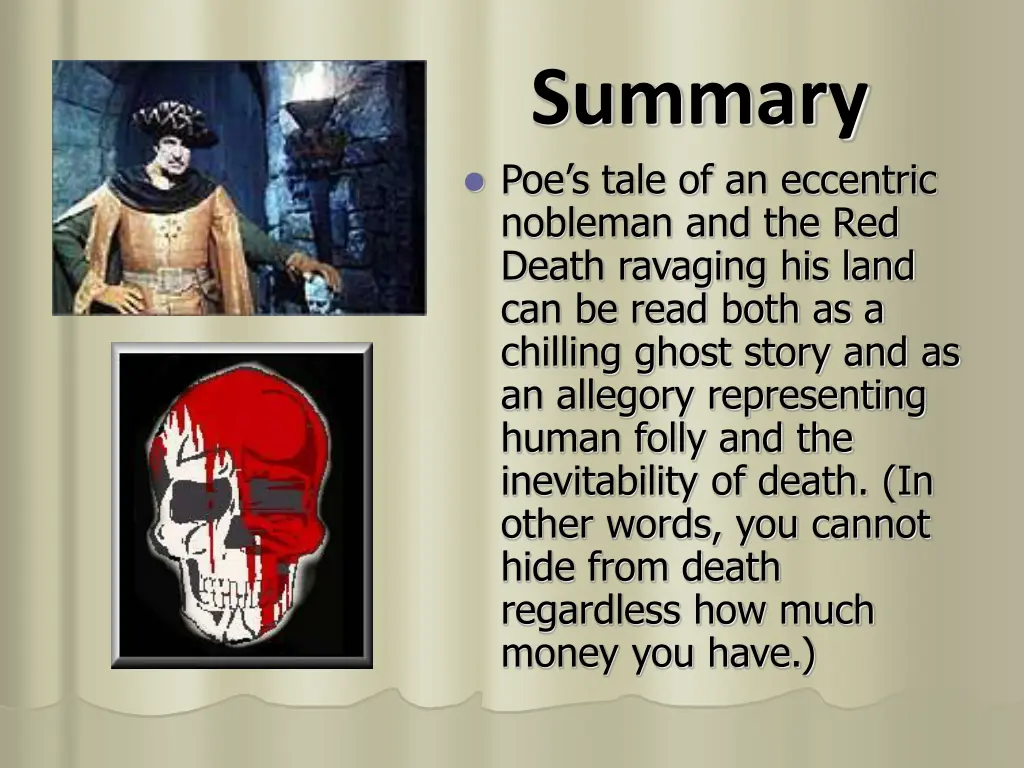 summary poe s tale of an eccentric nobleman