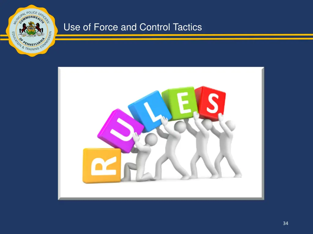 use of force and control tactics 32