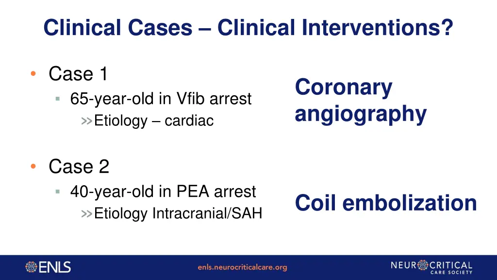 clinical cases clinical interventions