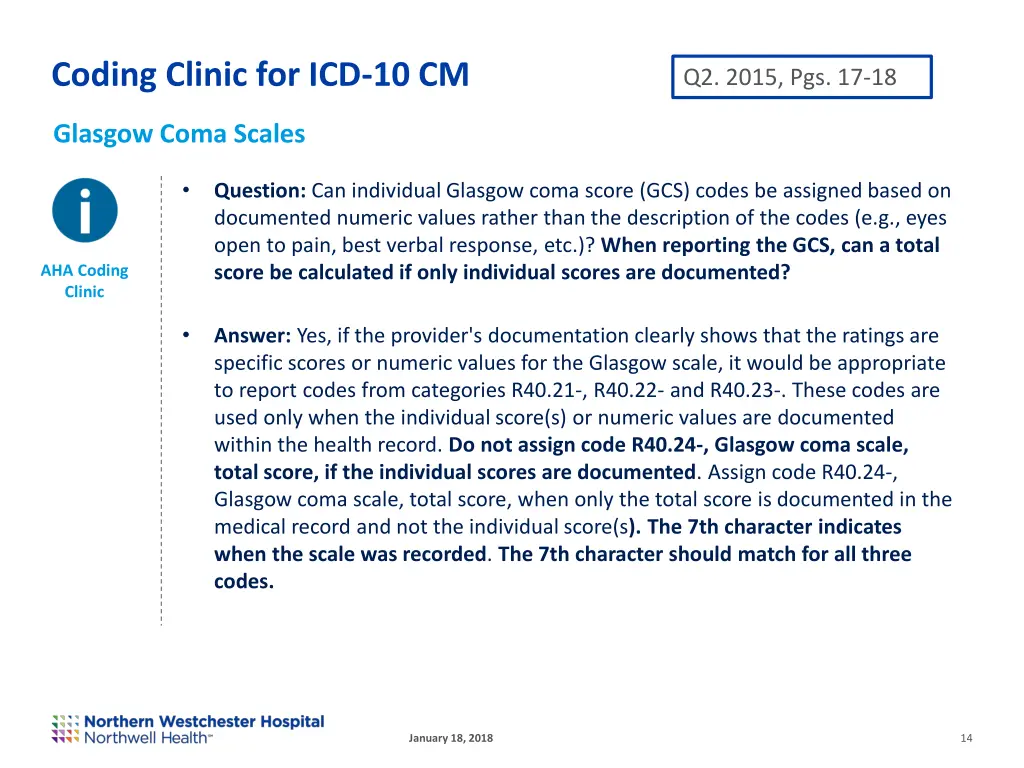 coding clinic for icd 10 cm 1