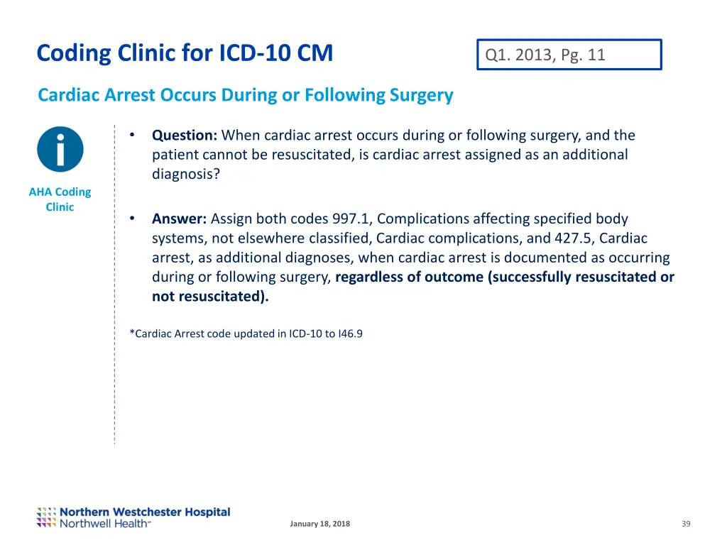 coding clinic for icd 10 cm 11