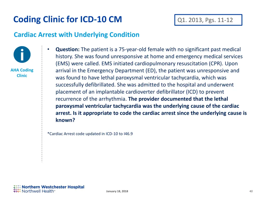 coding clinic for icd 10 cm 12