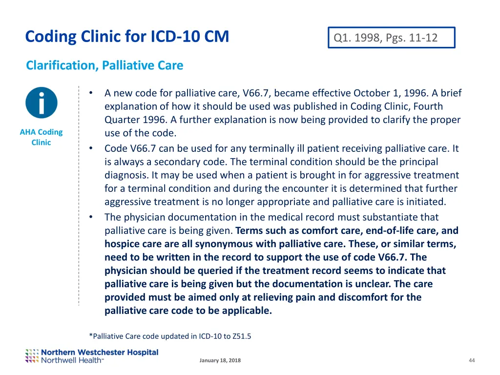 coding clinic for icd 10 cm 14