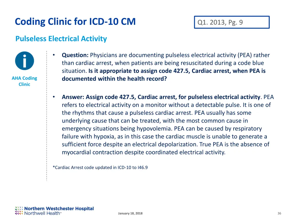 coding clinic for icd 10 cm 8