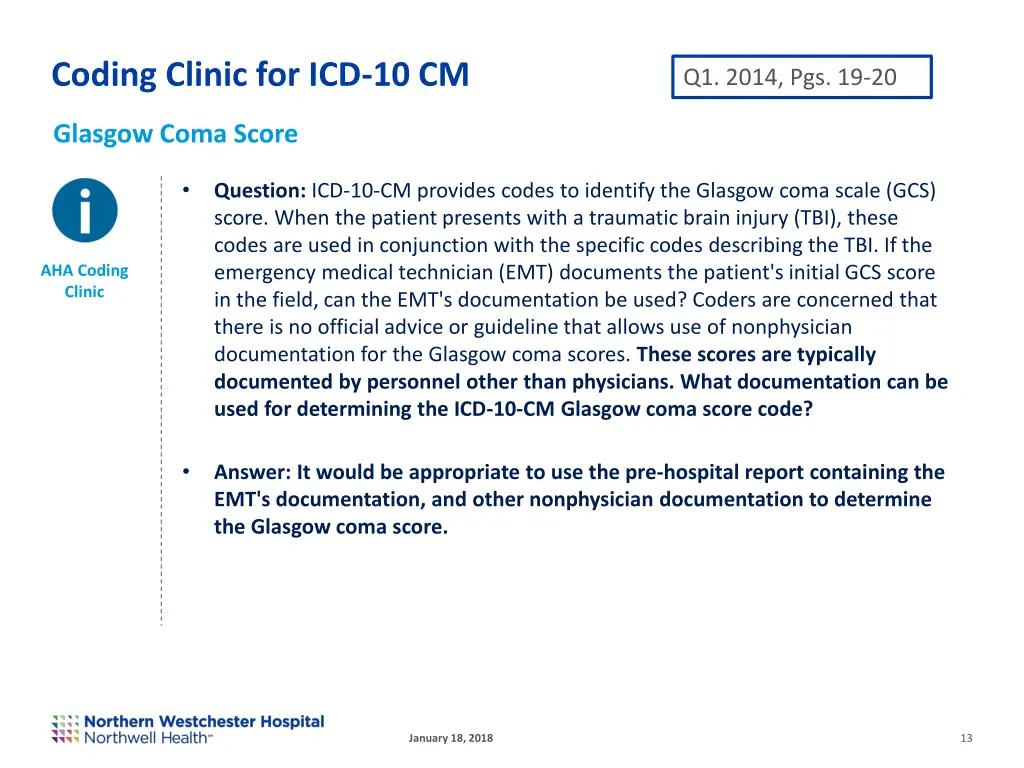 coding clinic for icd 10 cm