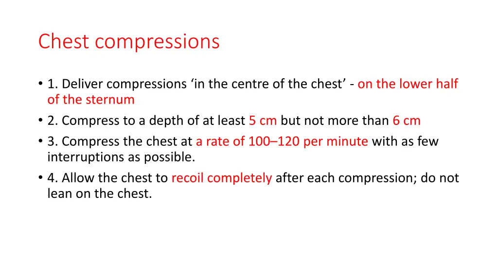 chest compressions 1