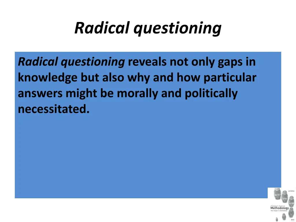 radical questioning