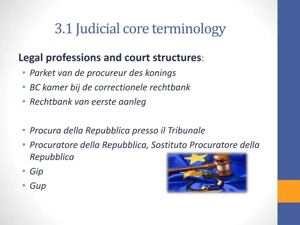 3 1 judicial core terminology 1