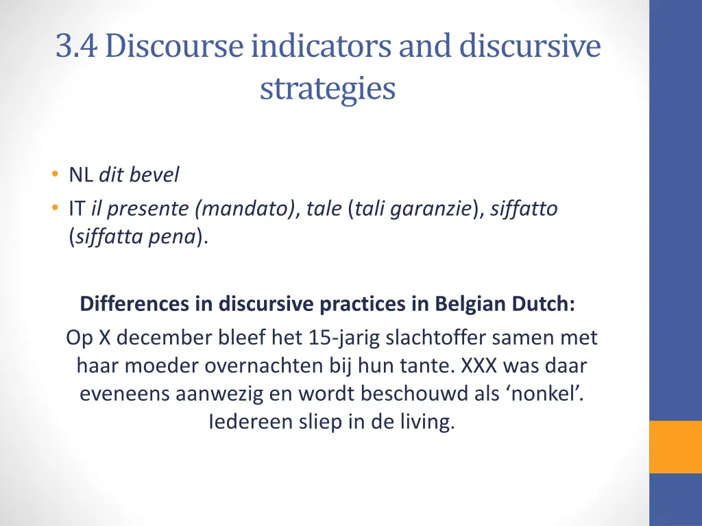 3 4 discourse indicators and discursive strategies