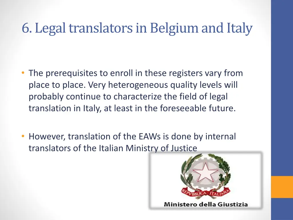 6 legal translators in belgium and italy 2