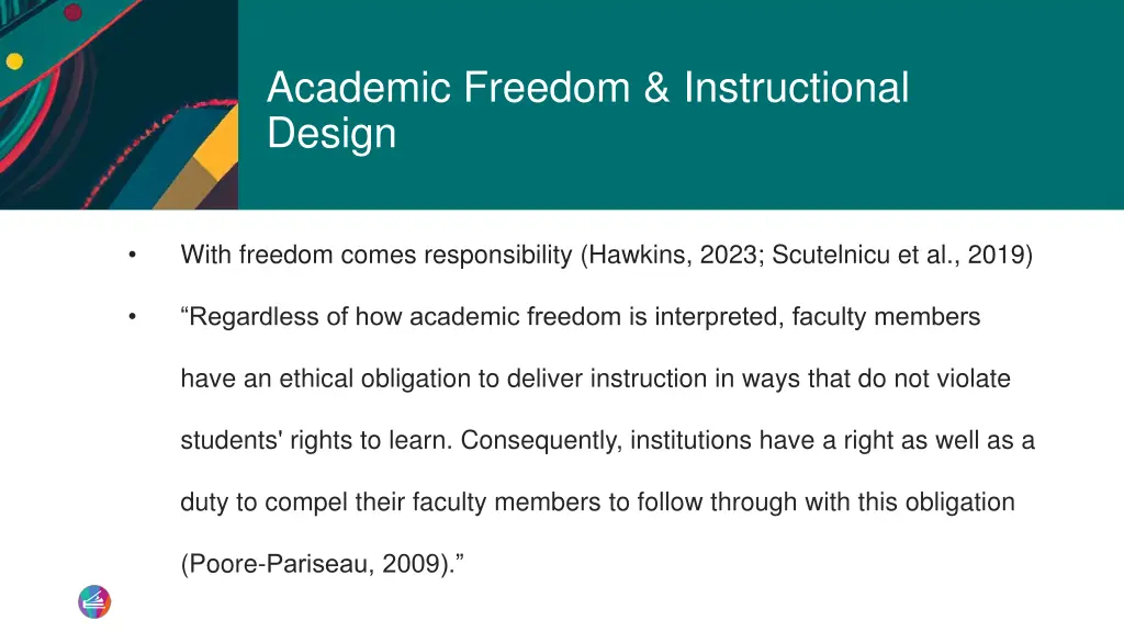 academic freedom instructional design