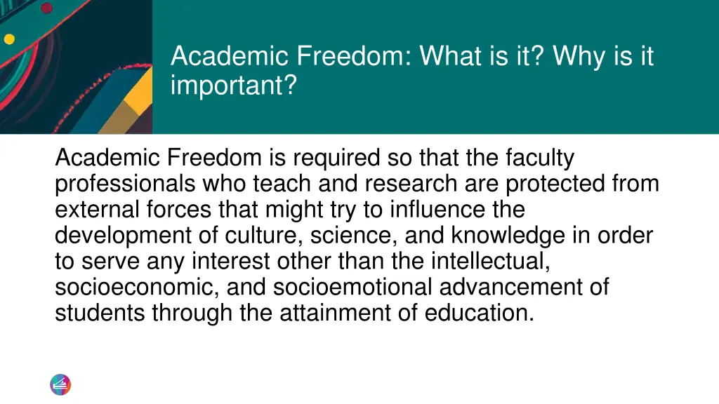 academic freedom what is it why is it important