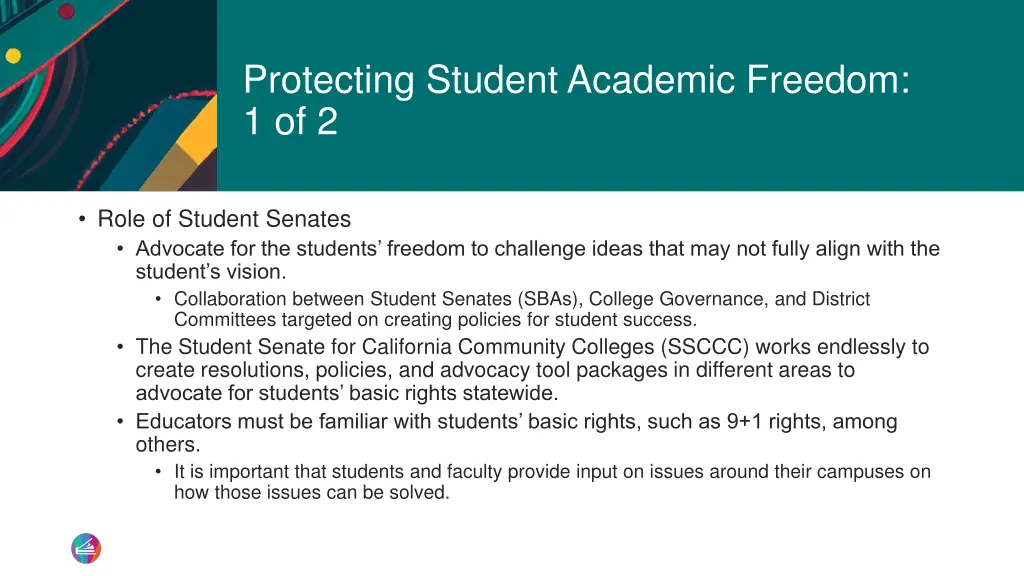 protecting student academic freedom 1 of 2