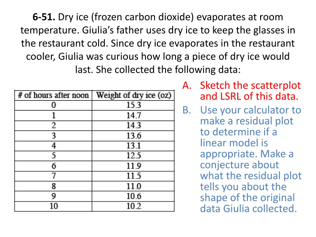 6 51 dry ice frozen carbon dioxide evaporates