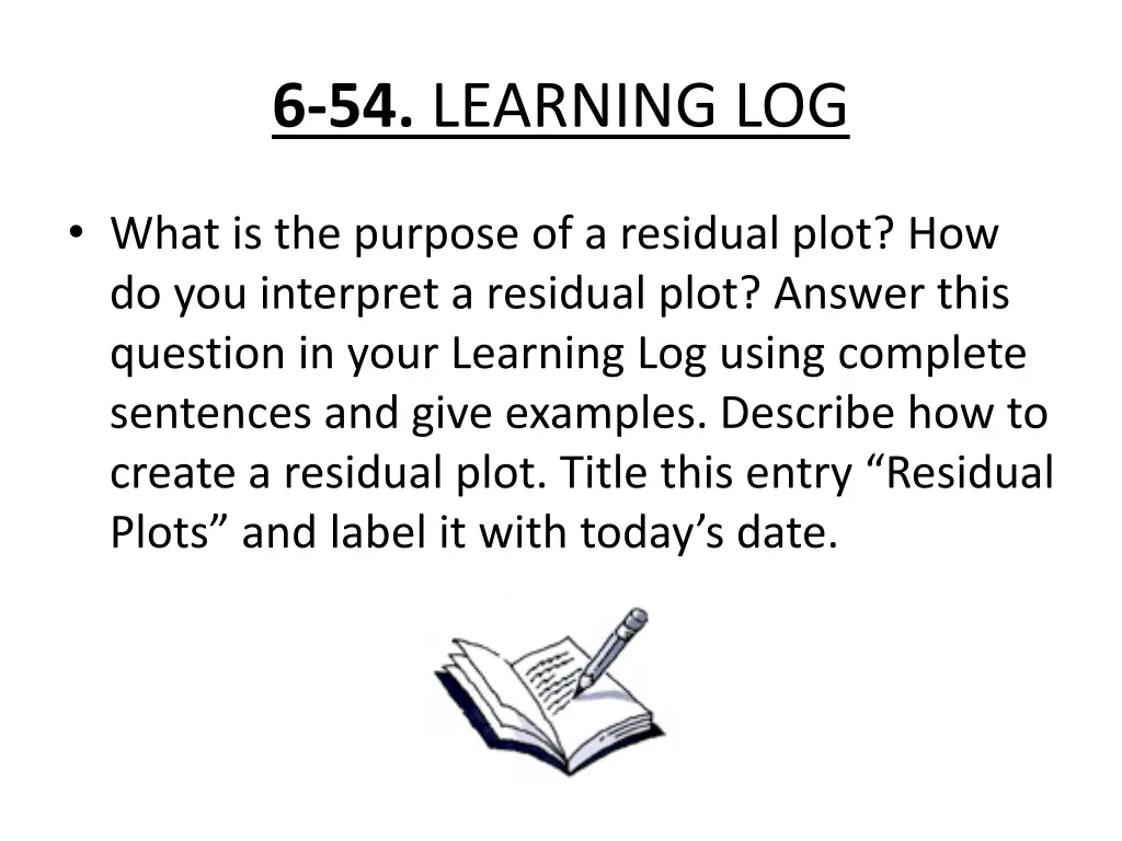 6 54 learning log