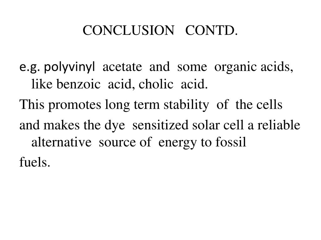 conclusion contd