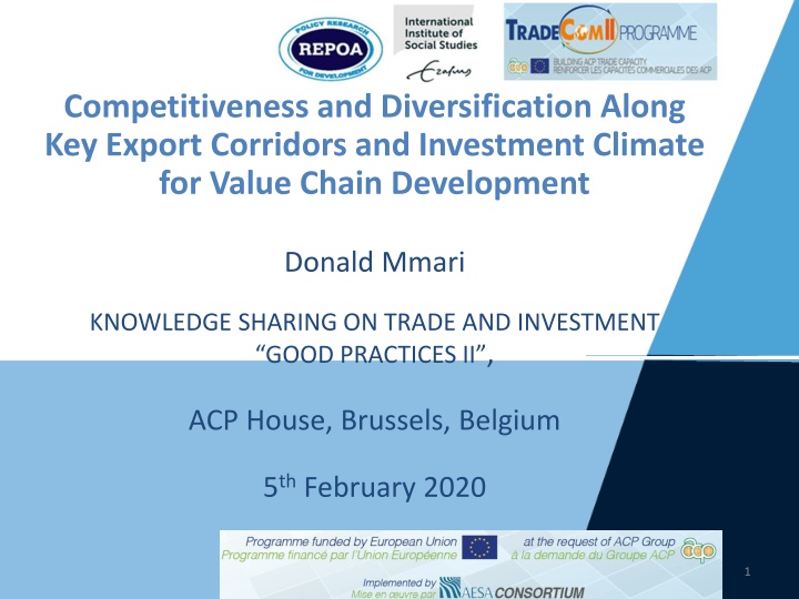 competitiveness and diversification along