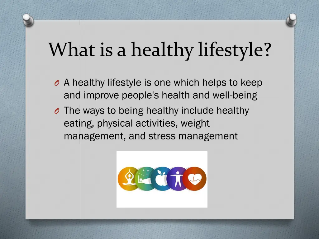 what is a healthy lifestyle