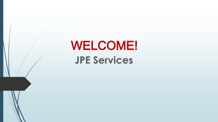 welcome welcome jpe services