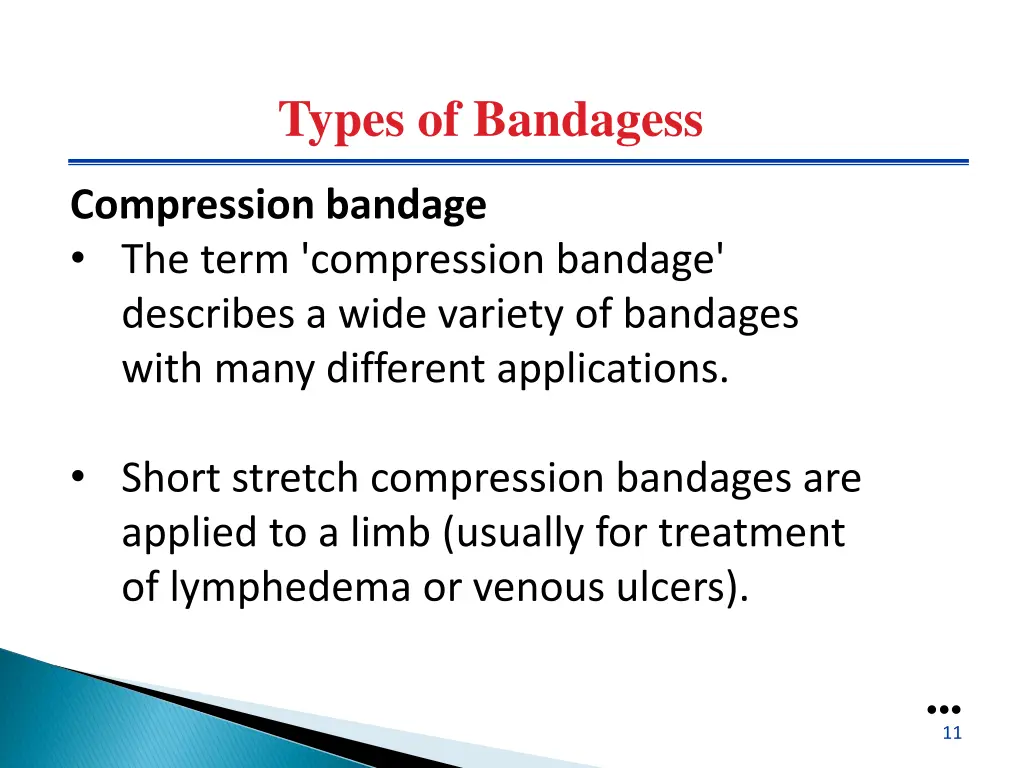 types of bandagess 1