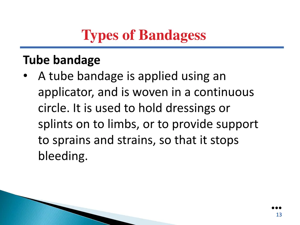 types of bandagess 3