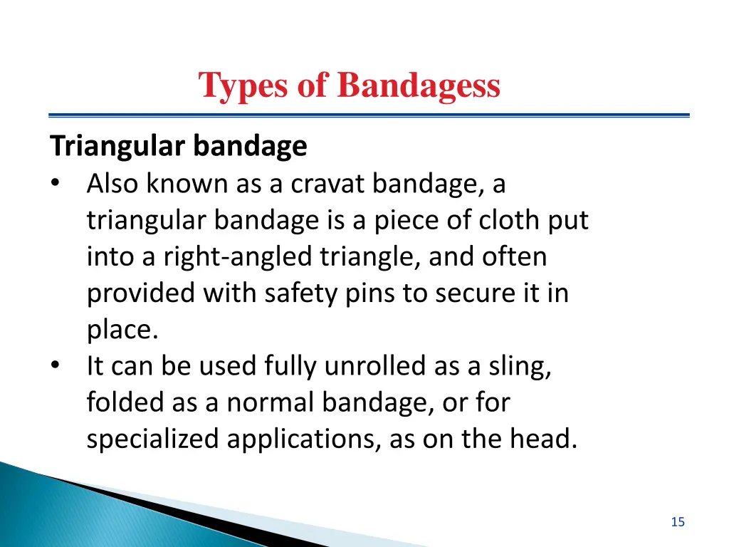 types of bandagess 5