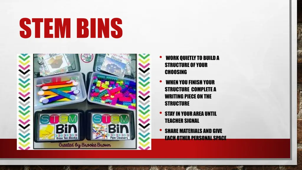 stem bins