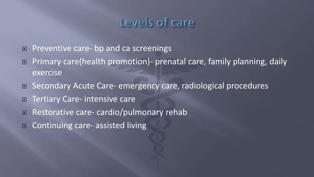 preventive care bp and ca screenings