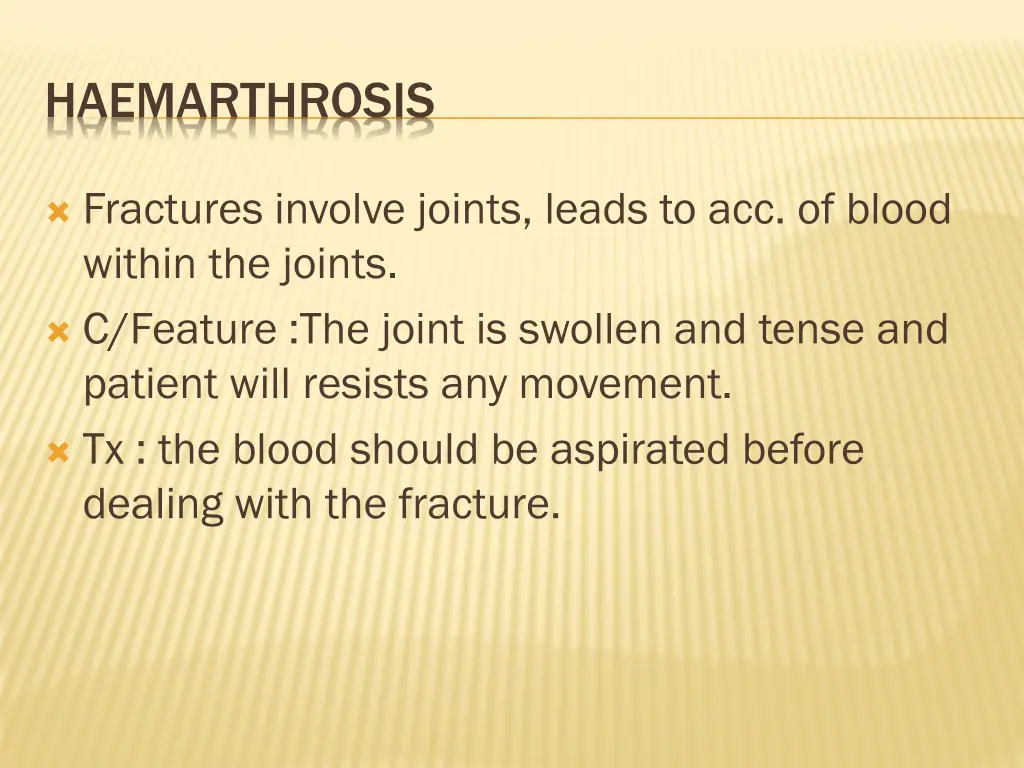 haemarthrosis