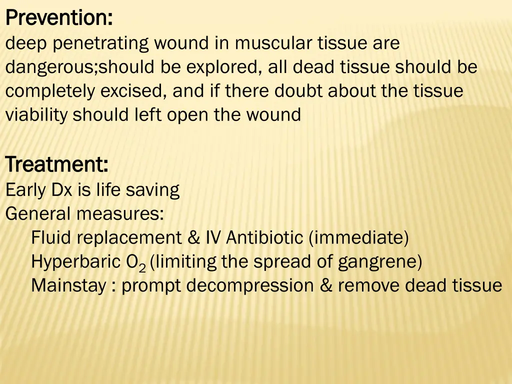 prevention prevention deep penetrating wound