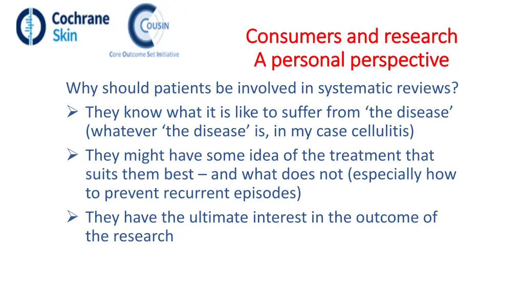 consumers and research consumers and research 1