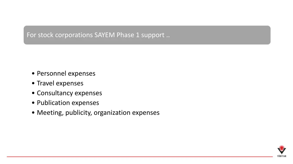 for stock corporations sayem phase 1 support