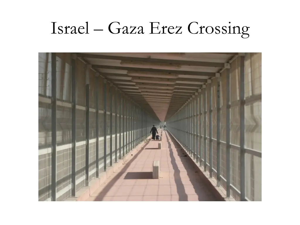 israel gaza erez crossing