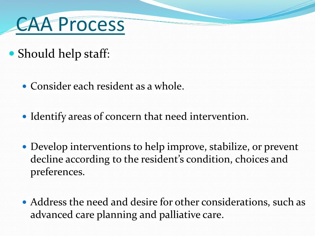 caa process