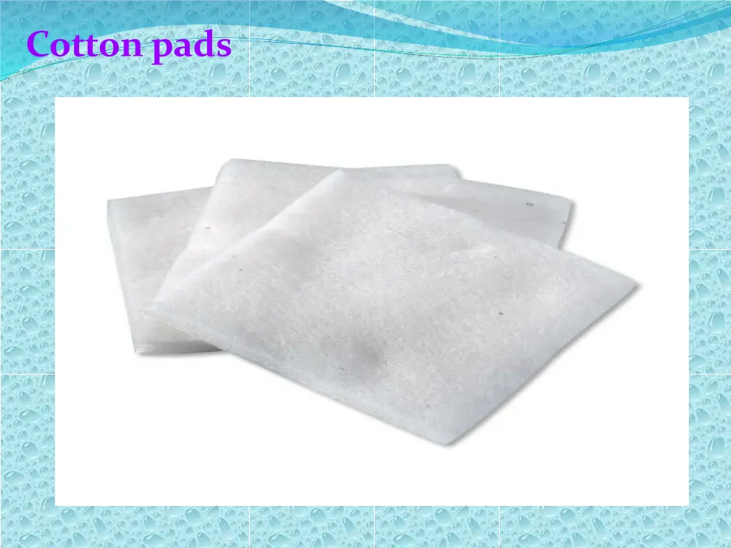 cotton pads