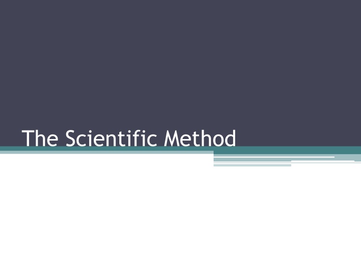 the scientific method