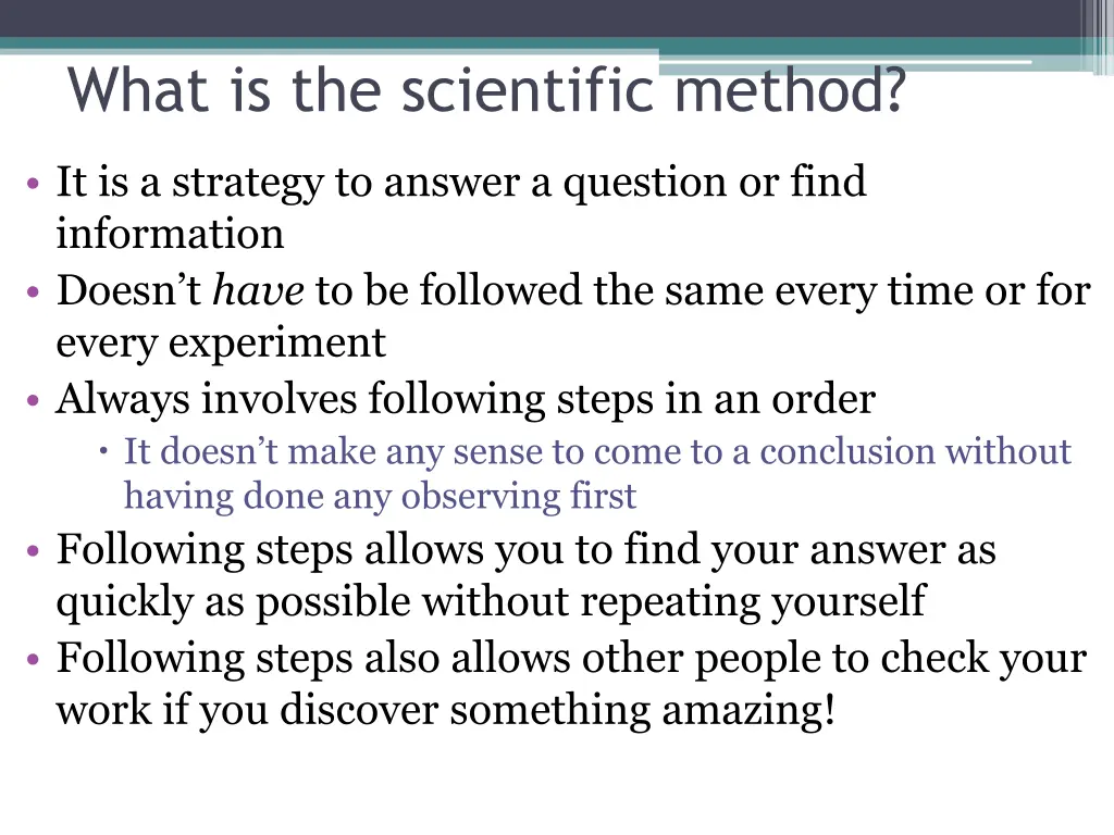 what is the scientific method