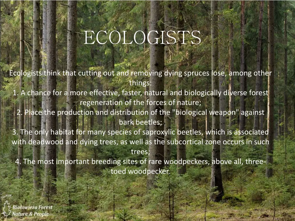 ecologists