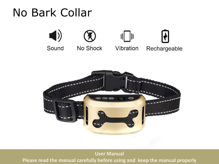 no bark collar