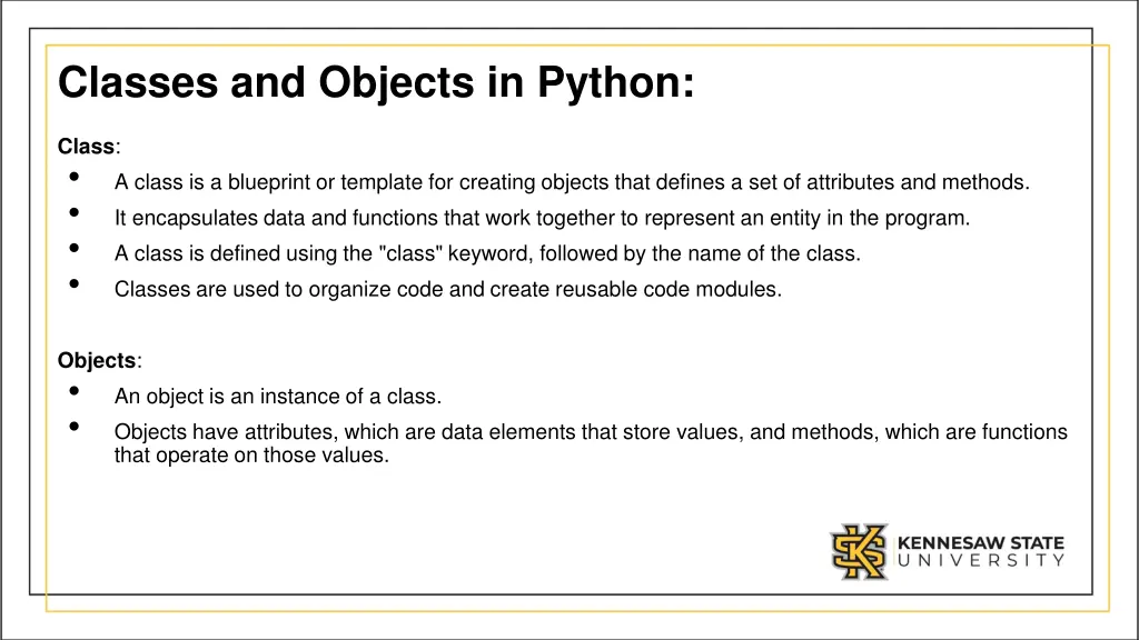 classes and objects in python