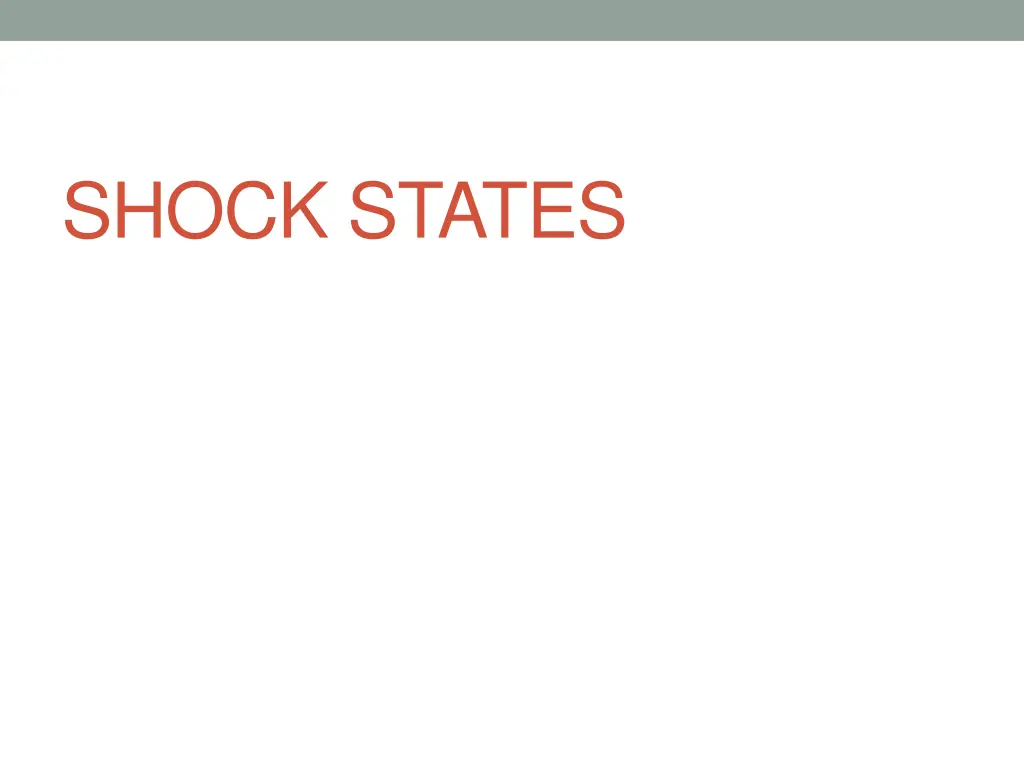 shock states