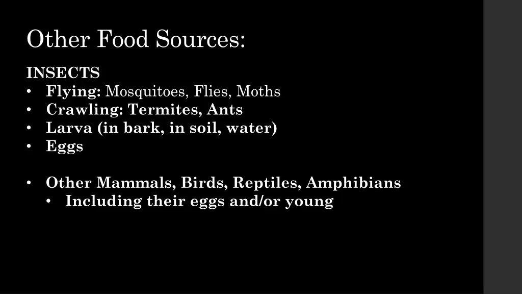 other food sources