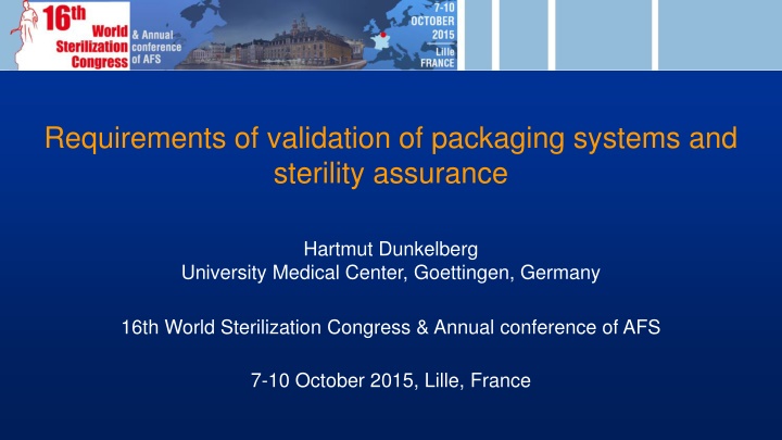 requirements of validation of packaging systems