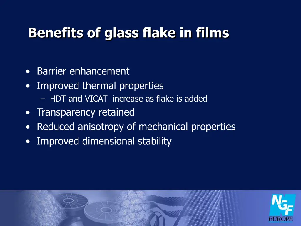 benefits of glass flake in films