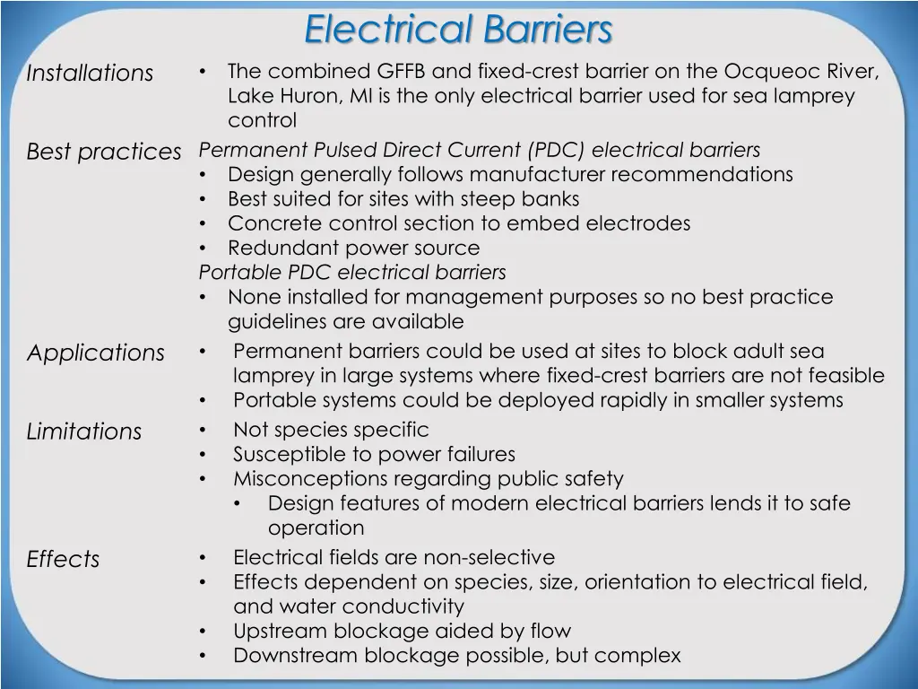 electrical barriers 1